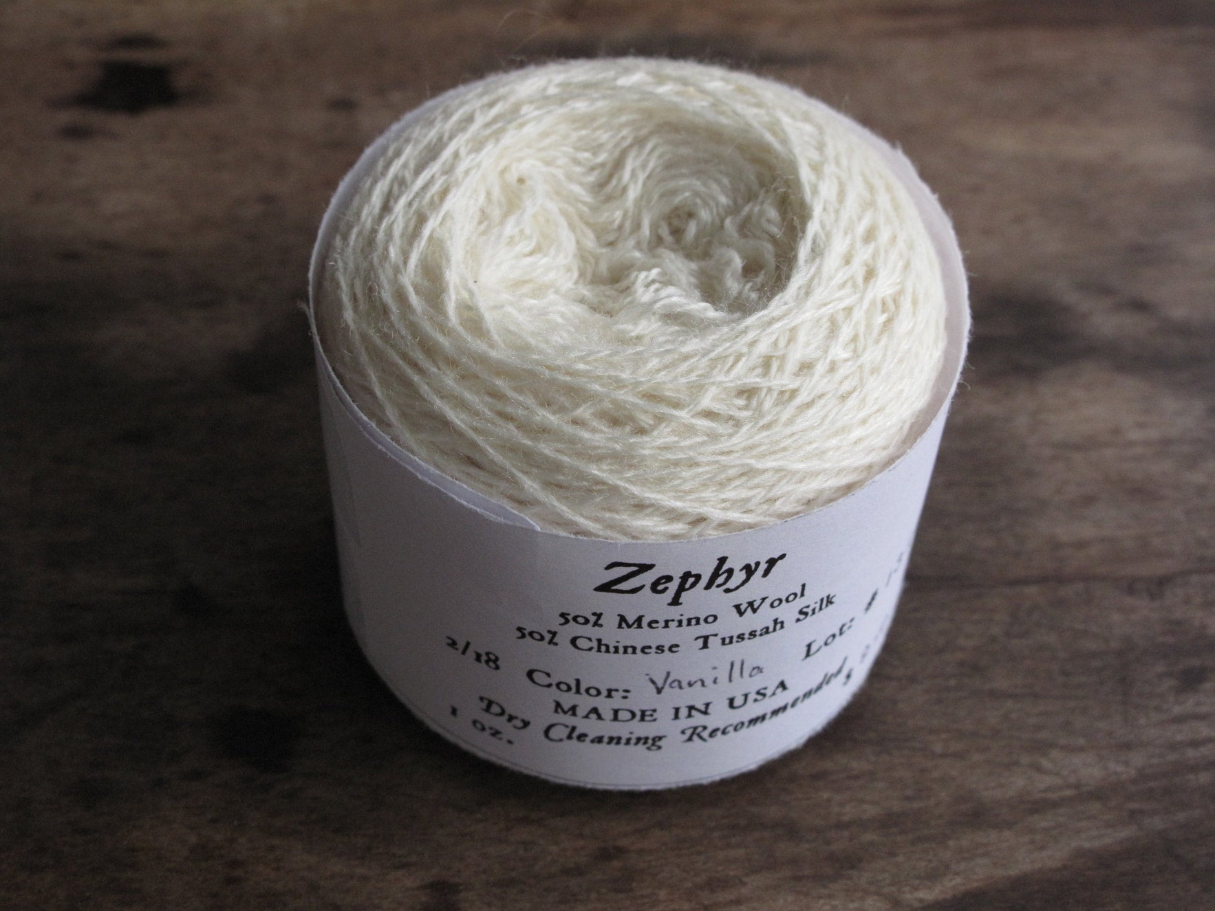 Vanilla Zephyr Lace Weight